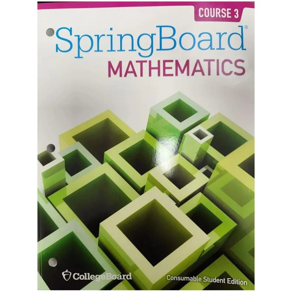 SpringBoard Mathematics, Common Core Edition, Course 3/PreAlgebra, Studen - GOOD - Picture 1 of 4